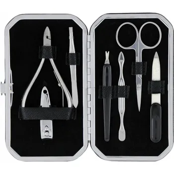 Inter-Vion BEAUTY LOOK Manikúrní sada 7 ks (černá)