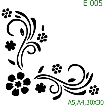 Šablona E 005 - A5 , Lepící fólie