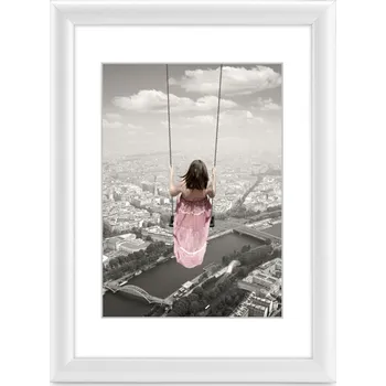 Rám na obraz Hama rámeček plastový SWING, bílá, 10x15 cm