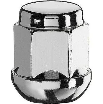 Šroubek na kolo Bimecc Kolová matice uzavřená s nerezovým víčkem M12x1,5 - kulová R12 - 27mm - klíč 19