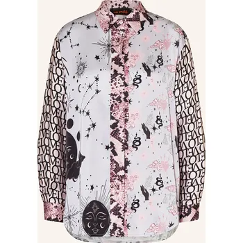 Dámská halenka Miss Goodlife Dámská Košilová Halenka Ze Saténu, růžová /...