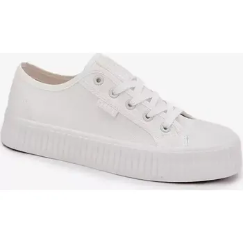 Dámské tenisky Dámské plátěné tenisky na platformě Big Star – bílé velikost 40