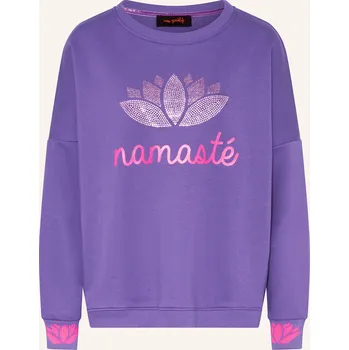 Dámská mikina Miss Goodlife Dámská Mikina S Ozdobnými Kamínky, fialová, 40