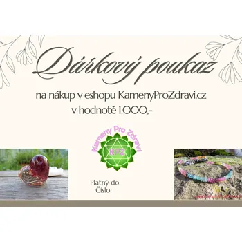 Dárkový potravinový koš Dárkový poukaz v hodnotě 1.000,-