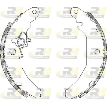 Brzdová čelist Brzdové pakny ROADHOUSE 4081.00