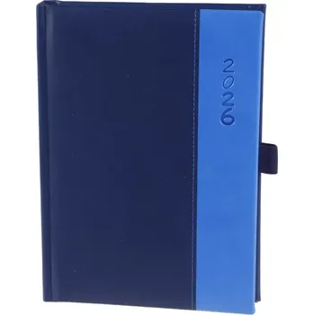 Diář Diář týdenní A5 Variace - koženka modrá / světle modrá