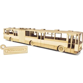 autíčko VRKY - sběratelské modely Model kloubového autobusu Karosa B741 1:64