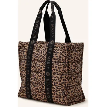 Nákupní taška HEY MARLY shopper BEST BUDDY zvířecí vzor zip ramenní popruh 35x50x17cm