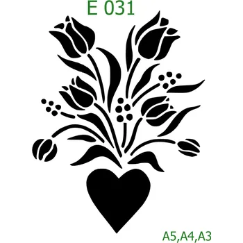 Šablona E 031 - A3 , Nelepící folie