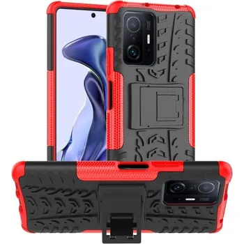 Pouzdro na tablet VSECHNONAMOBIL 37343 STAND Extra odolný obal Xiaomi 11T / 11T Pro červený