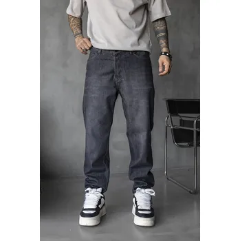 Pánské džíny Black Island Modré loose fit džíny Slate Wide Velikost: 30