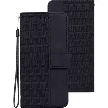 Pouzdro na mobilní telefon TT-TopTechnology Kožené pouzdro Motorola Moto G8 Play černé, model knížka, Business Style