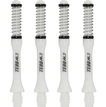 Příslušenství pro šipky Násadky na šipky Cuesoul TERO AK7 Slim bílé, délka 37mm (D)