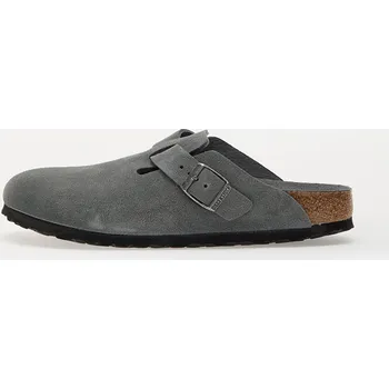Dámské tenisky Tenisky Birkenstock Boston Soft Footbed Suede Leather Basalt Gray Tonal Fb EUR 37