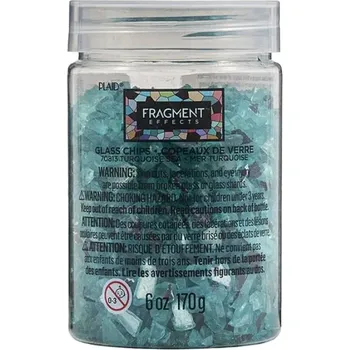 Mozaiková sada Plaid Fragment Effects™ - Skleněná mozaika Barva: Tyrkysová