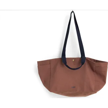 HAY DESIGN Plátěná taška Weekend S "Milk Chocolate" HAY