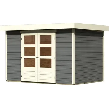 Zahradní domek dřevěný domek KARIBU ASKOLA 4 (91430) terragrau
