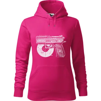 Dámská mikina Mikina - ASG CZ 75 P-07 Duty Barva: Purpurová (40), Velikost: S, Střih: Dámské