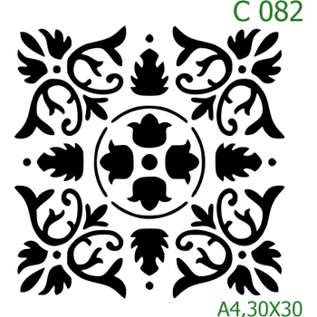 Šablona C 082 - 30 x 30 cm , Lepící fólie