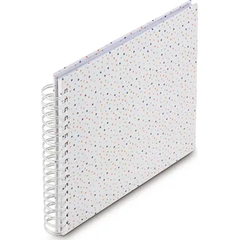 Fotoalbum Hama album klasické spirálové CONFETTI 28x24 cm, 50 stran