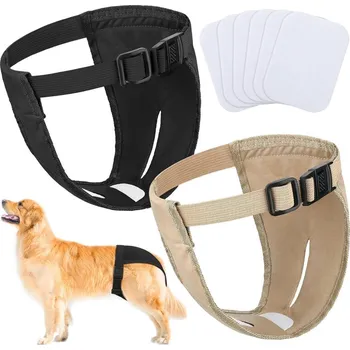 Miska pro psa Hárací kalhotky pro psy - 2 ks + 6x hygienické vložky M