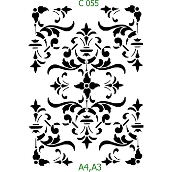 Šablona C 055 - A4 , Nelepící folie