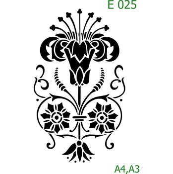 Šablona E 025 - A3 , Nelepící folie