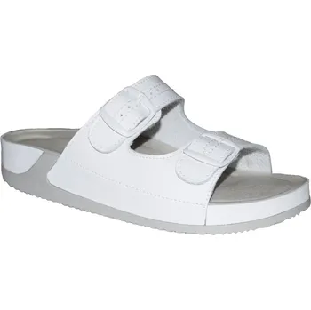 Dámská zdravotní obuv Medistyle dámské zdravotní pantofle ROZÁRA 4R-J11 Barva: bílá, Velikost: 42