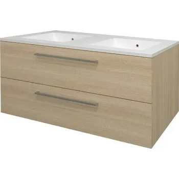 Koupelnový nábytek Skříňka umyvadlová EBS Pure 1&nbsp;210×530×460&nbsp;mm dub sand barbera PURE121SBBU