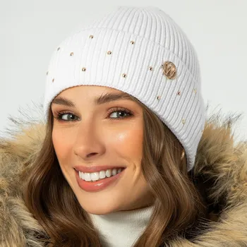 Čepice Dámská čepice s kovovými detaily | WITTCHEN | 99-HF-208-0