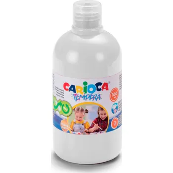Výtvarná barva Carioca Temperové barvy 500 ml - bílá