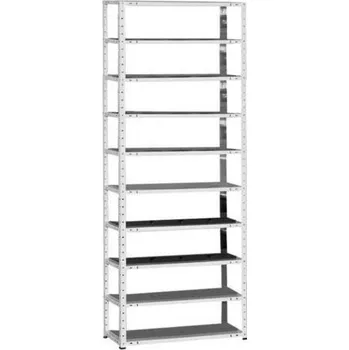 regál Policový regál na boxy (36 ks)