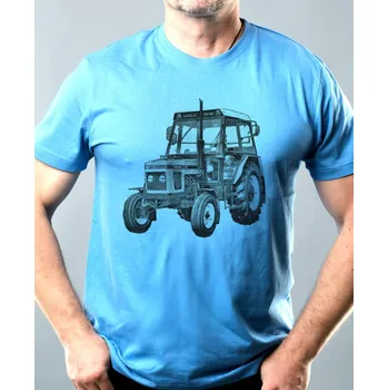 Zetor 7711, V9 - Pánské tričko Basic - Nejoblíbenější - L
