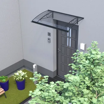 Stavebniny stříška nad dveře LANITPLAST KOLIBER 140/82 ANTRACIT
