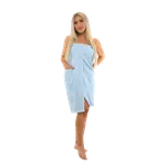 Dámský bavlněný saunový kilt, Světlá modř