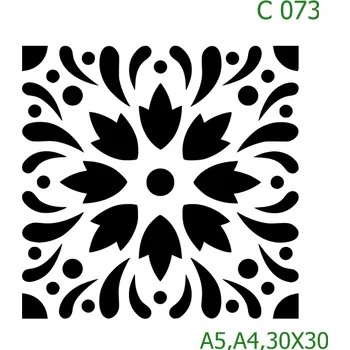 Šablona C 073 - A4 , Lepící fólie