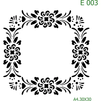 Šablona E 003 - A4 , Nelepící folie