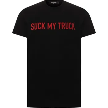 Pánské tričko DSQUARED2 Truck Black tričko M Černá