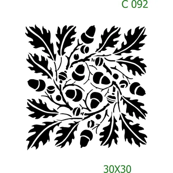 Šablona C 092 - 30 x 30 cm , Lepící fólie