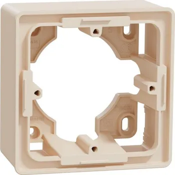 vypínač a zásuvka Krabice na omítku NOVÁ UNICA STUDIO jednonásobná, Béžová SCHNEIDER NU800244