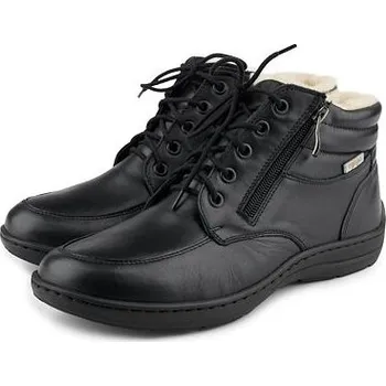 Dámská zimní obuv Vlnka Dámské kožené kotníkové boty Gita černá velikost obuv dospělí 36