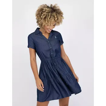 Dámské šaty U.S. Polo Assn. dámské džínové šaty Placket M