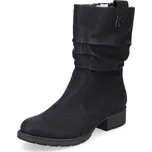 Dámská Dámská kotníková obuv RIEKER Z9583-00 černá W5 Z9583-00 BLACK H/W5 41
