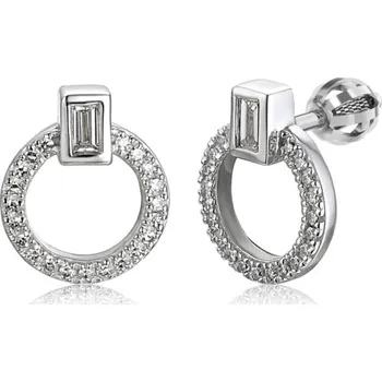 Náušnice Gems, Diamantové náušnice Coretta se dvěma typy briliantů, bílé zlato, 585-38-3-7017.1B00.0.00.HSI.000.05