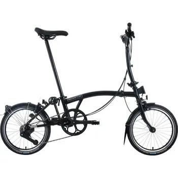 Skládací kolo Skládací kolo Brompton C Line 12Speed, Black/Black typ řídítek M