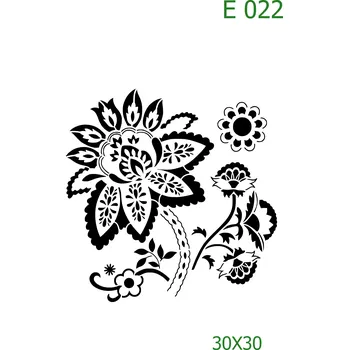 Šablona E 022 - 30 x 30 cm , Nelepící folie