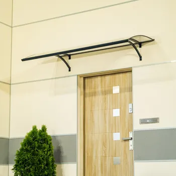 Stavební výplň stříška nad dveře LANITPLAST LARUS 160/85 antracit