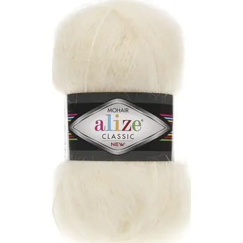 Příze Alize Mohair classic 01 smetanová