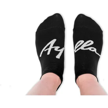 Pánská móda Nízké bavlněné ponožky Aylla – černé Velikosti ponožek: 39-42