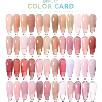 Lak na nehty ✨ NUDE JELLY GELLAC – 48 PRŮSVITNÝCH ODSTÍNŮ ✨